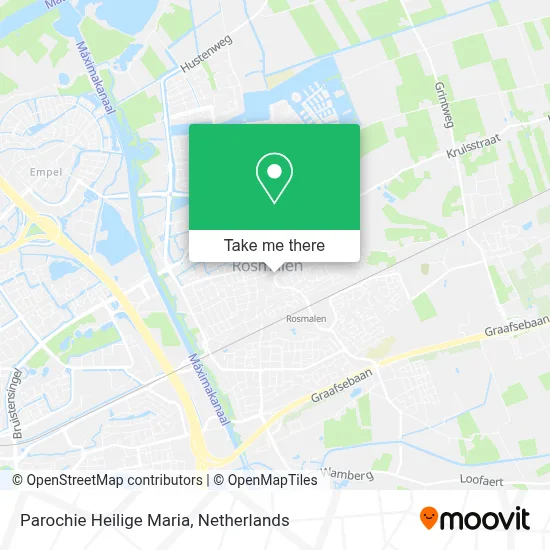 Parochie Heilige Maria map