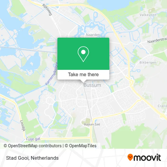 Stad Gooi map