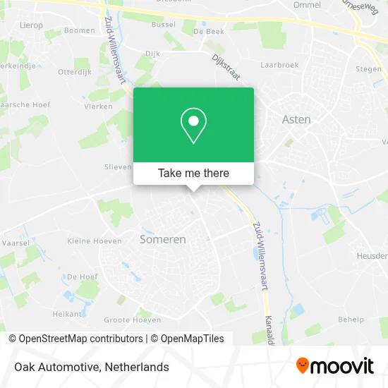 Oak Automotive map