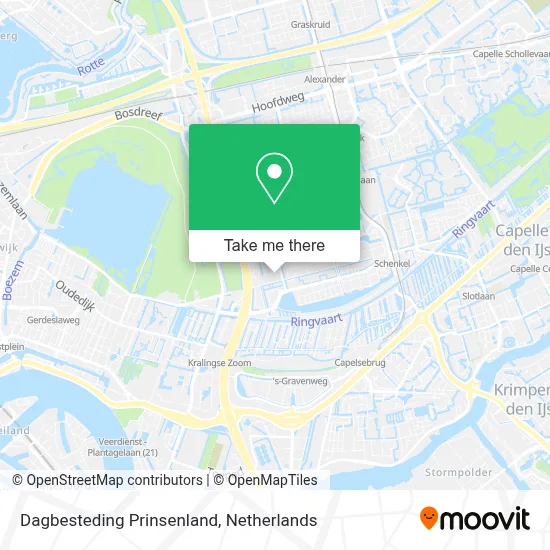 Dagbesteding Prinsenland map