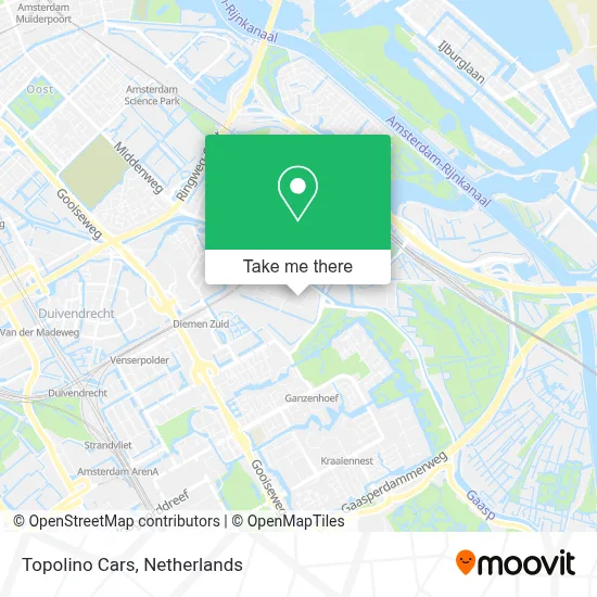 Topolino Cars map