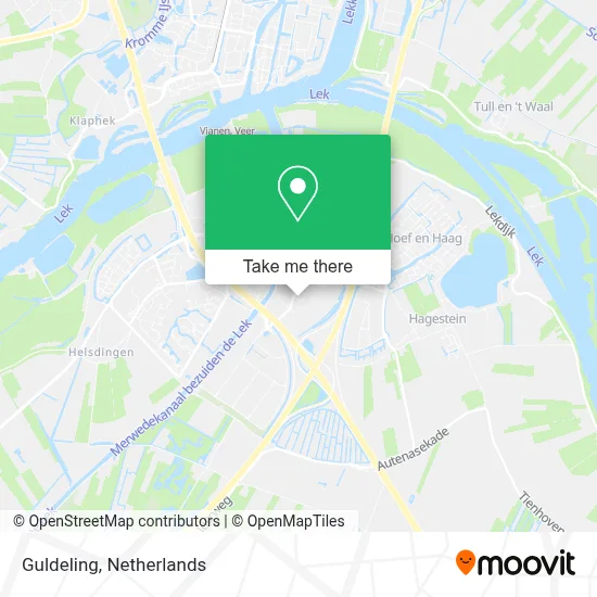 Guldeling map