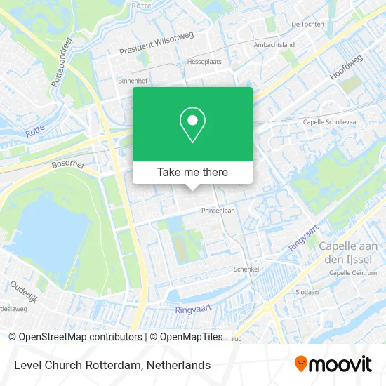 Level Church Rotterdam map