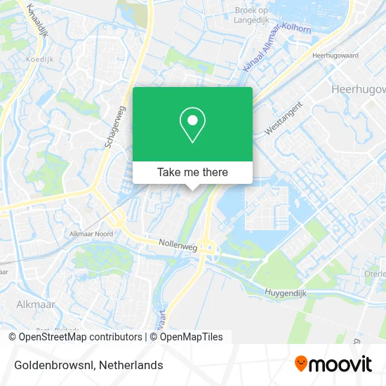 Goldenbrowsnl map