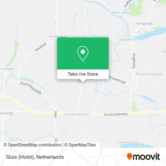 Sluis (Hulst) map