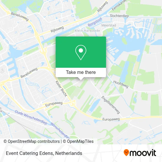 Event Catering Edens map