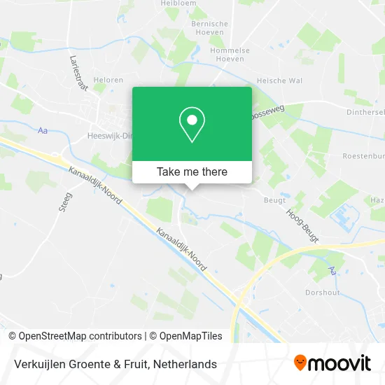 Verkuijlen Groente & Fruit map