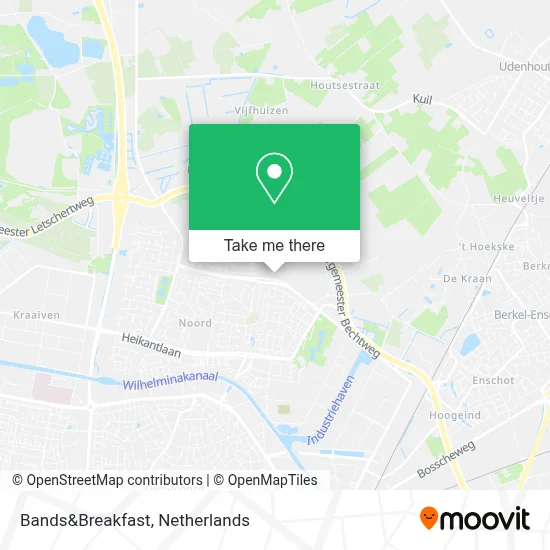 Bands&Breakfast map