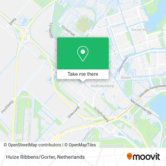 Huize Ribbens/Gorter map