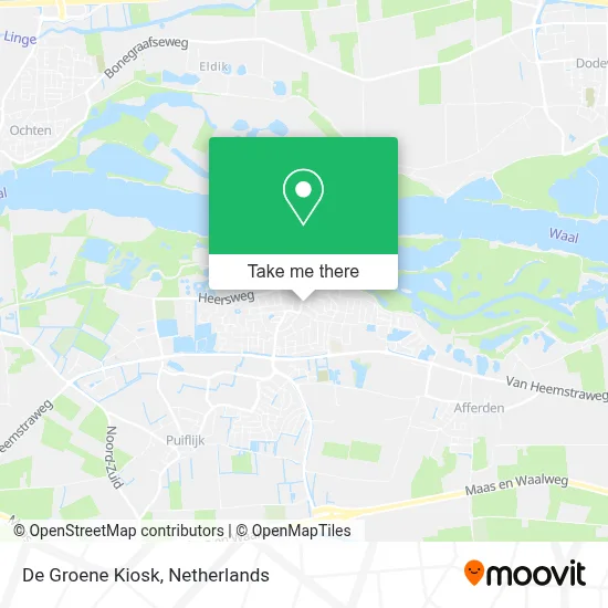 De Groene Kiosk map