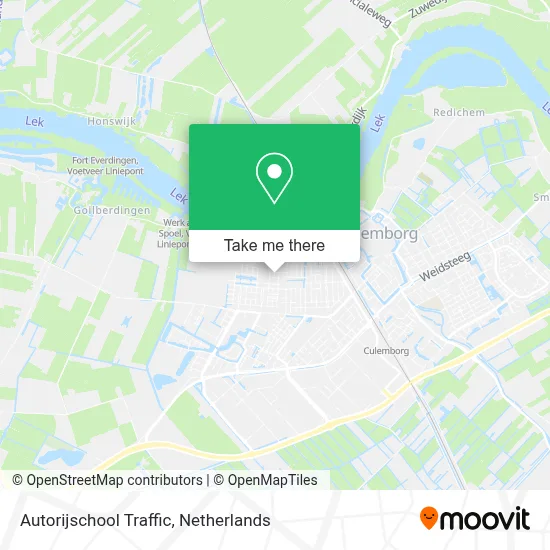 Autorijschool Traffic Karte