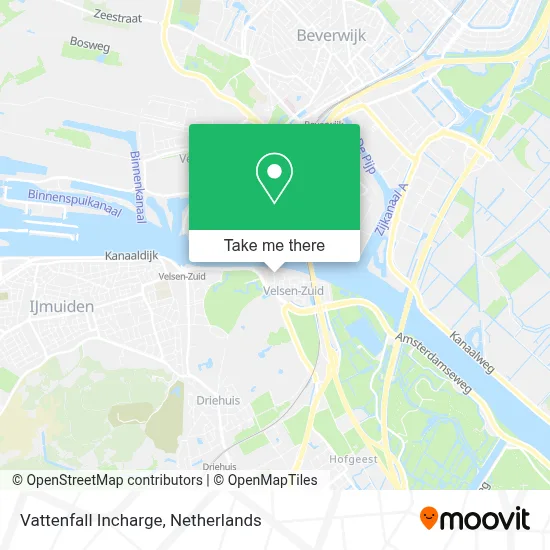 Vattenfall Incharge map