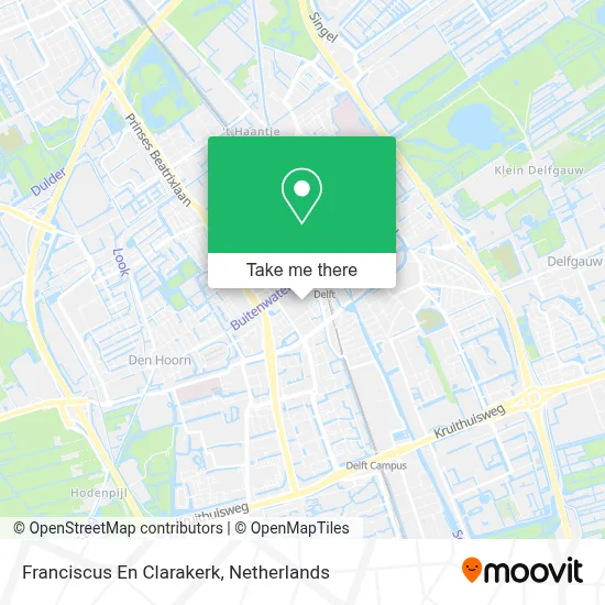 Franciscus En Clarakerk map