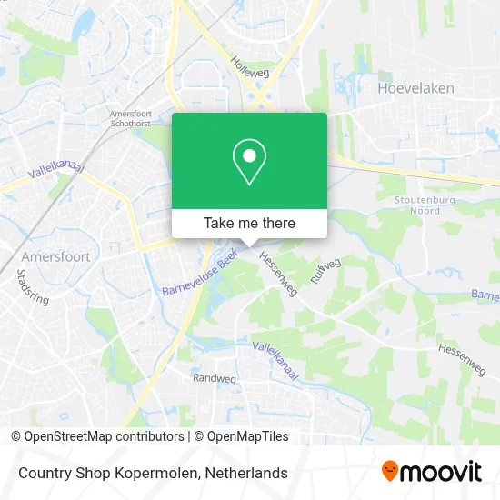 Country Shop Kopermolen map