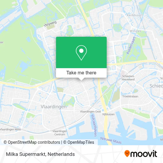 Milka Supermarkt map