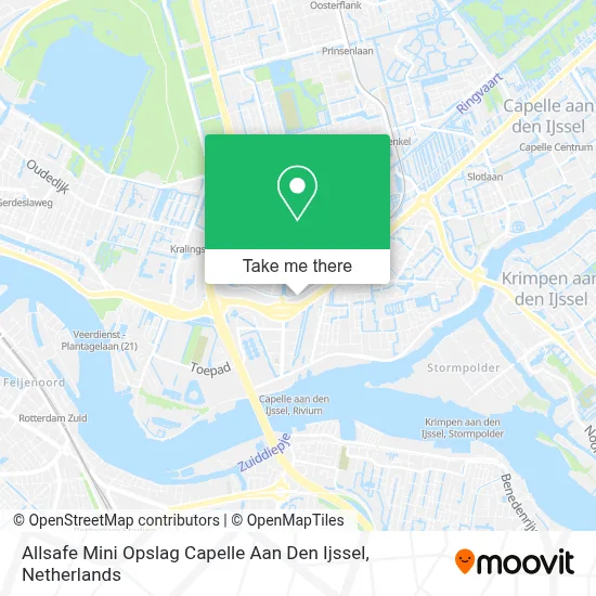 Allsafe Mini Opslag Capelle Aan Den Ijssel map