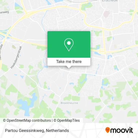 Partou Geessinkweg map