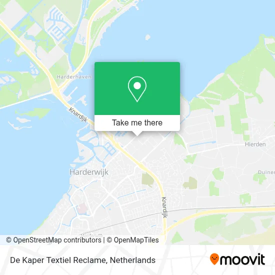 De Kaper Textiel Reclame map