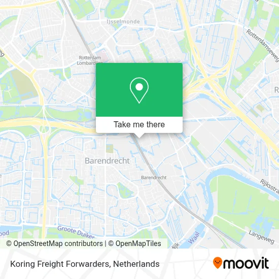 Koring Freight Forwarders map