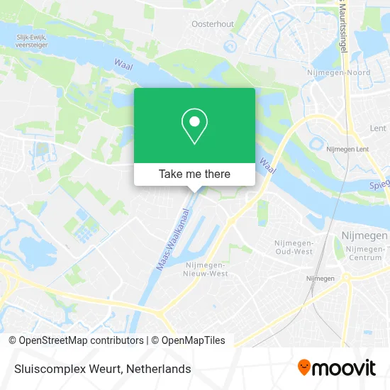 Sluiscomplex Weurt map