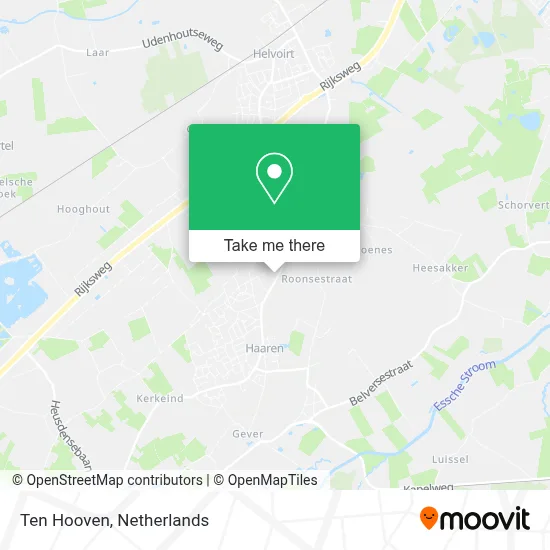Ten Hooven map
