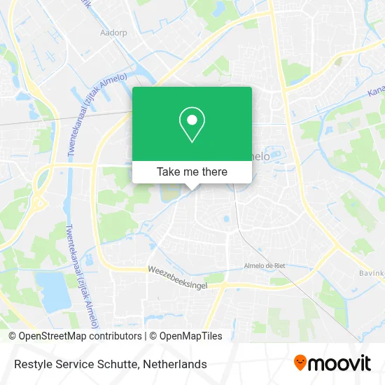 Restyle Service Schutte map