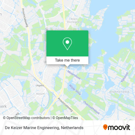 De Keizer Marine Engineering map