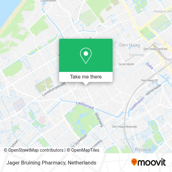 Jager Bruining Pharmacy map