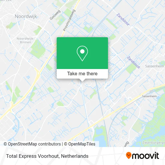 Total Express Voorhout map