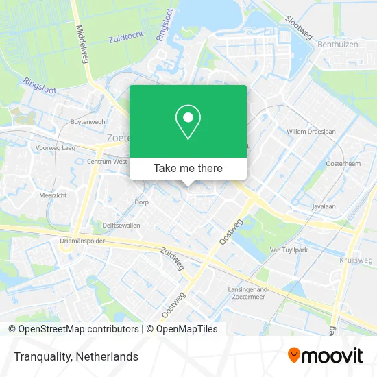 Tranquality map