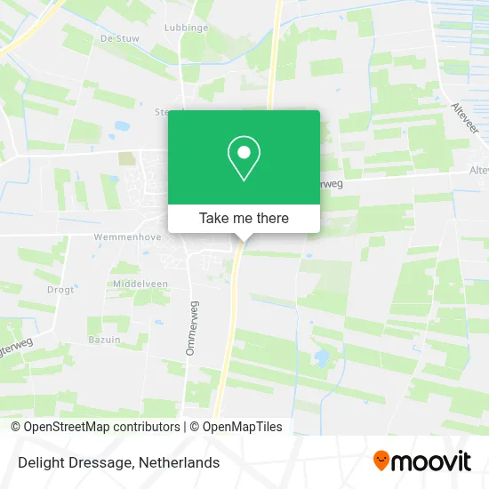 Delight Dressage map
