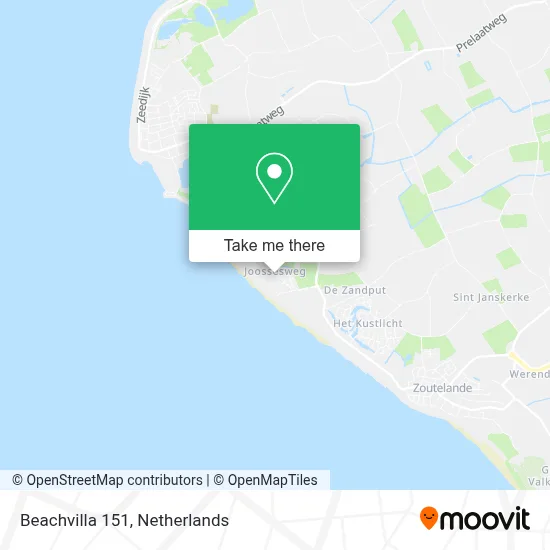 Beachvilla 151 map