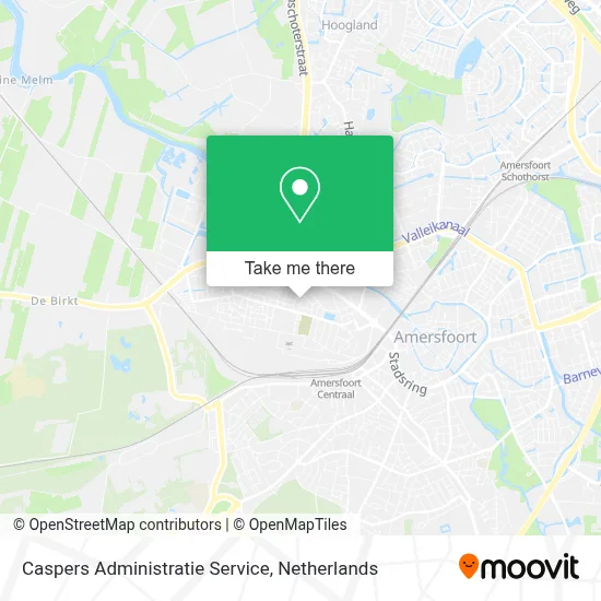 Caspers Administratie Service map