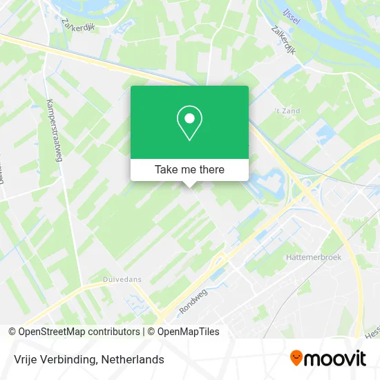 Vrije Verbinding map