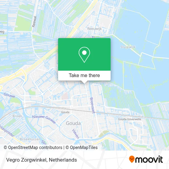 Vegro Zorgwinkel map