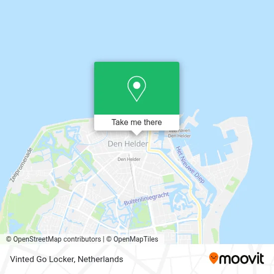 Vinted Go Locker map