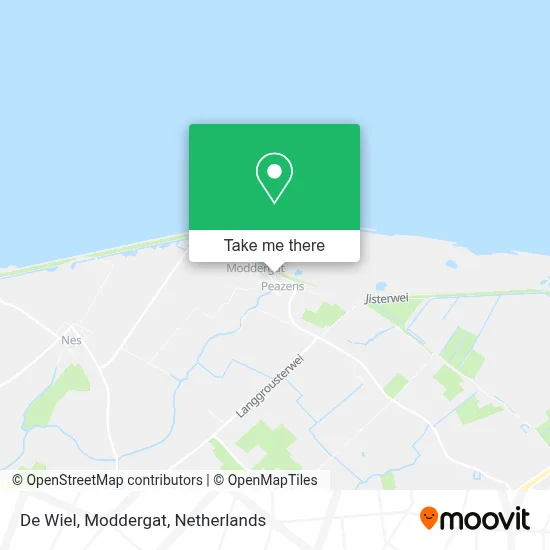 De Wiel, Moddergat Karte