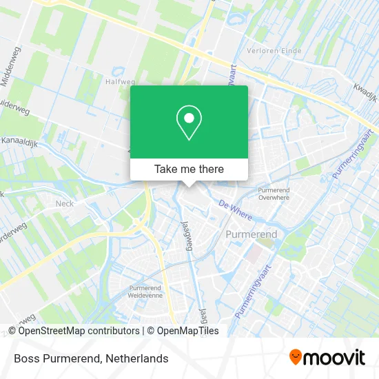 Boss Purmerend map