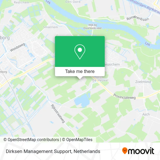 Dirksen Management Support map