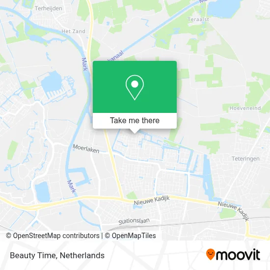 Beauty Time map