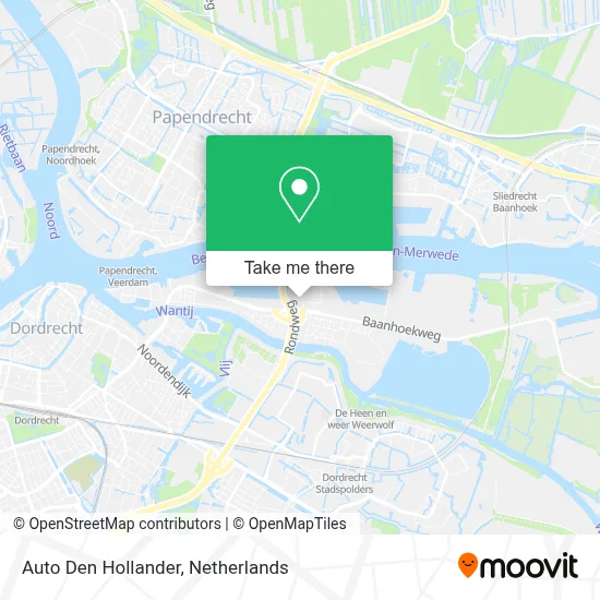 Auto Den Hollander Karte