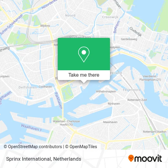 Sprinx International map