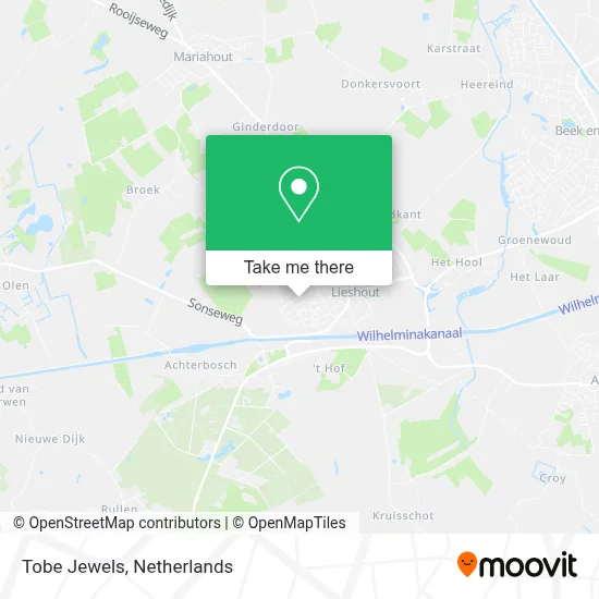 Tobe Jewels map