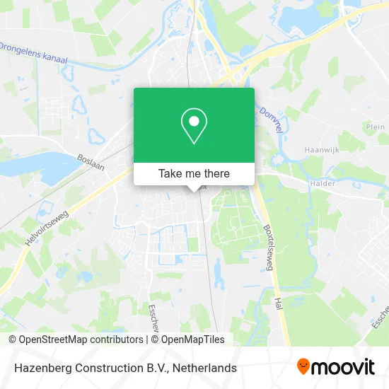 Hazenberg Construction B.V. map