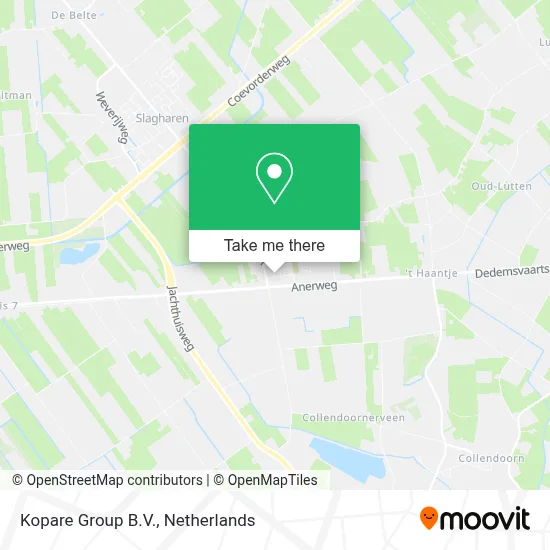 Kopare Group B.V. map