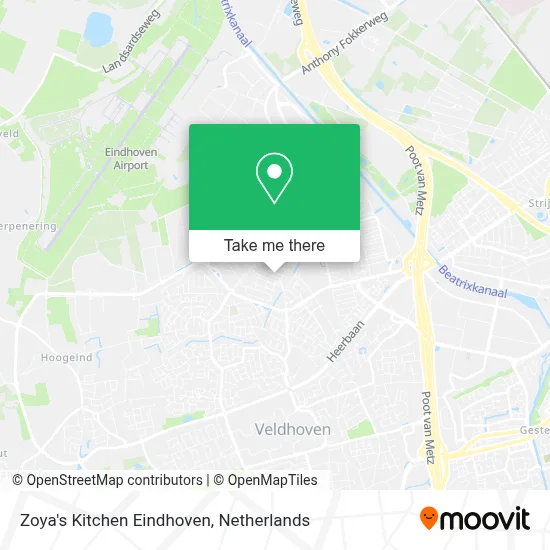 Zoya's Kitchen Eindhoven map