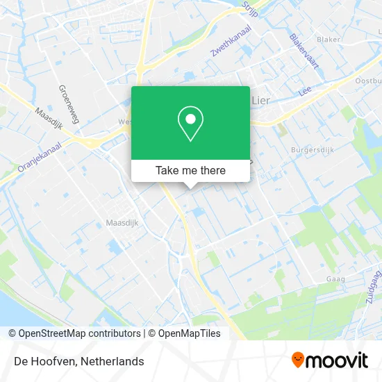 De Hoofven map