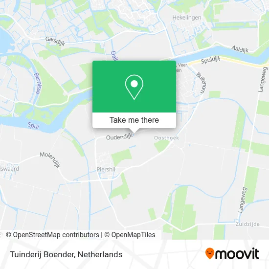 Tuinderij Boender map