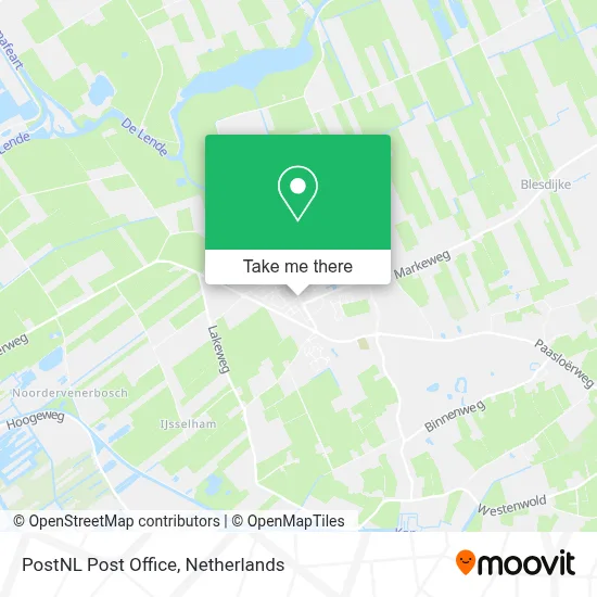 Postnl Postkantoor map