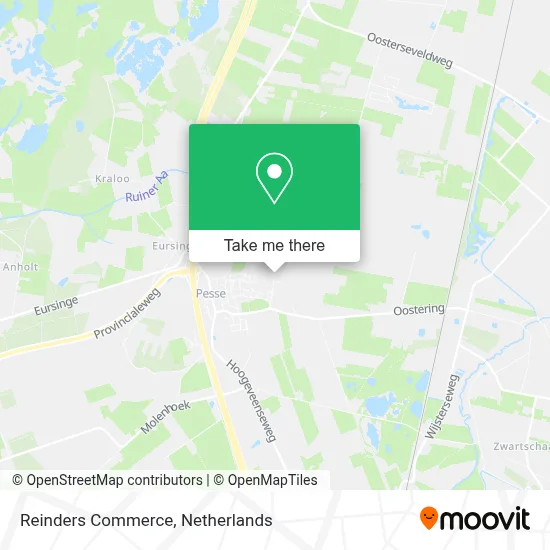 Reinders Commerce map